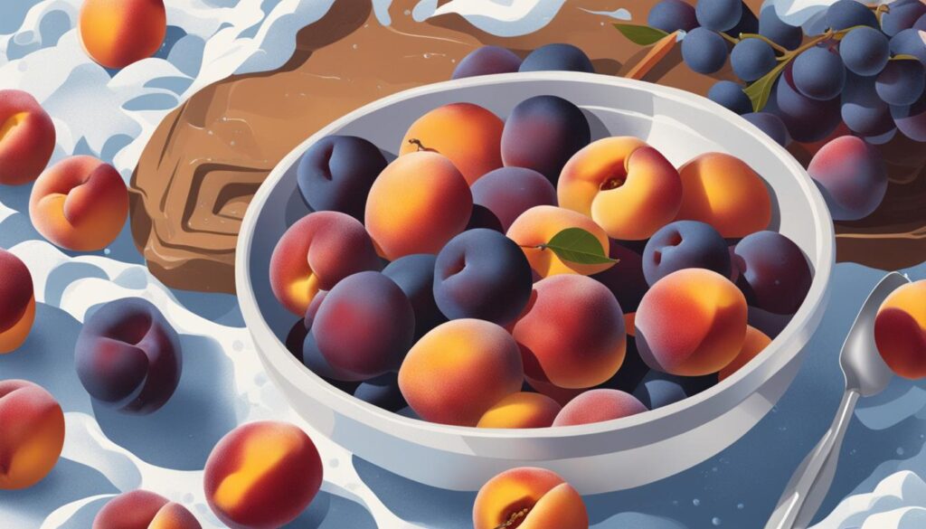 Thawing Stone Fruit Thawing Stone Fruit